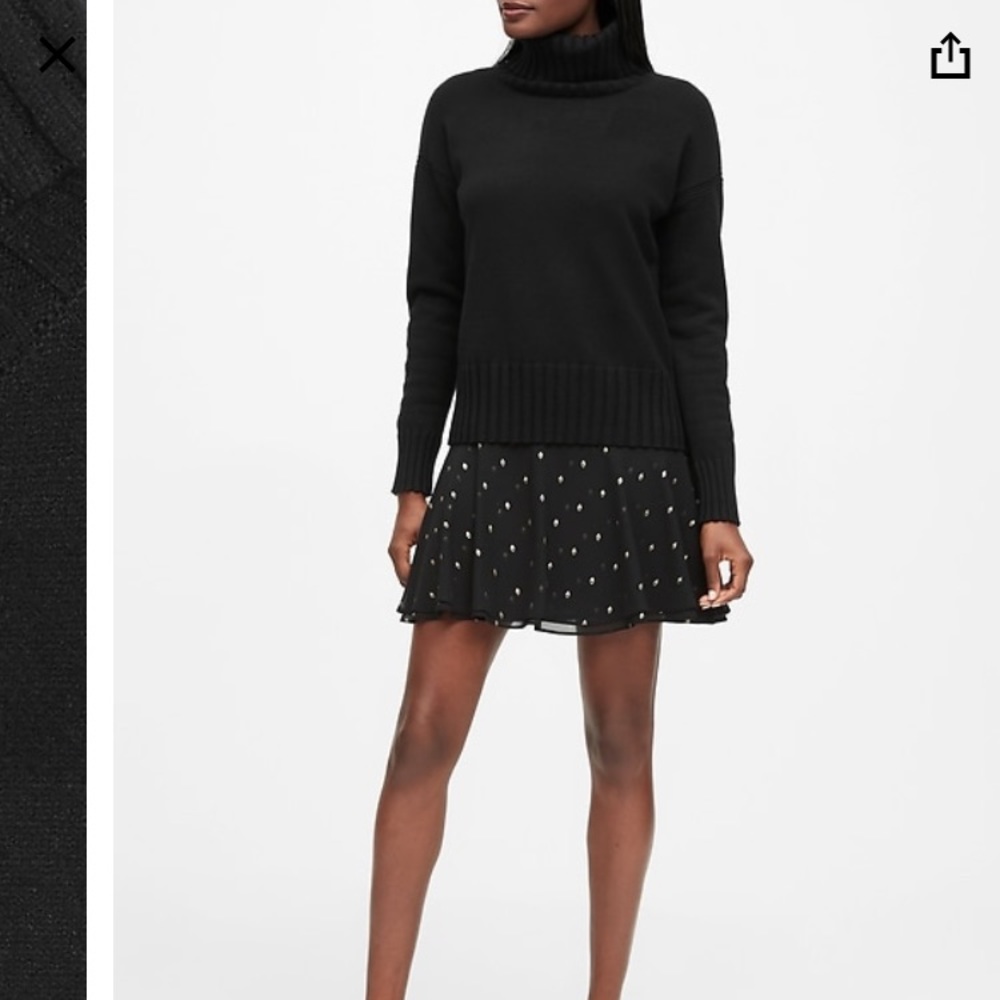 Chunky Turtleneck Sweater- Ivory White